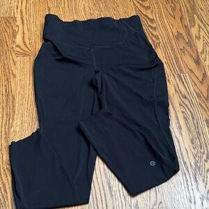 Stylish Black base pace leggings 25 in